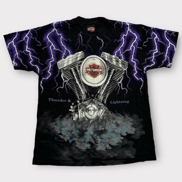 Harley-Davidson Vintage Thunder & Lightning Tee